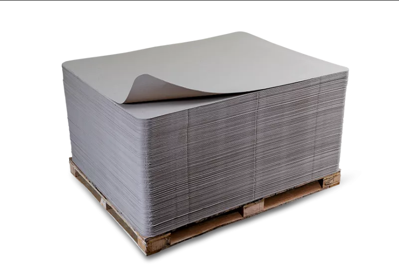 Flatstack paperboard sheets on pallet